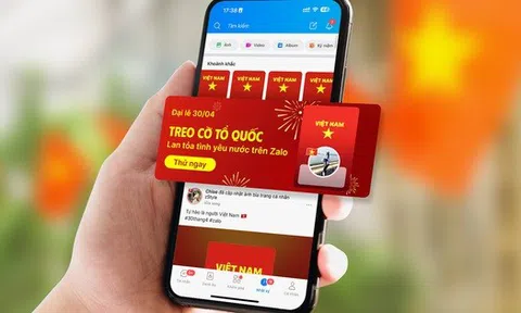 Cả triệu người dùng Zalo "treo cờ Tổ quốc" mừng Đại lễ 30-4