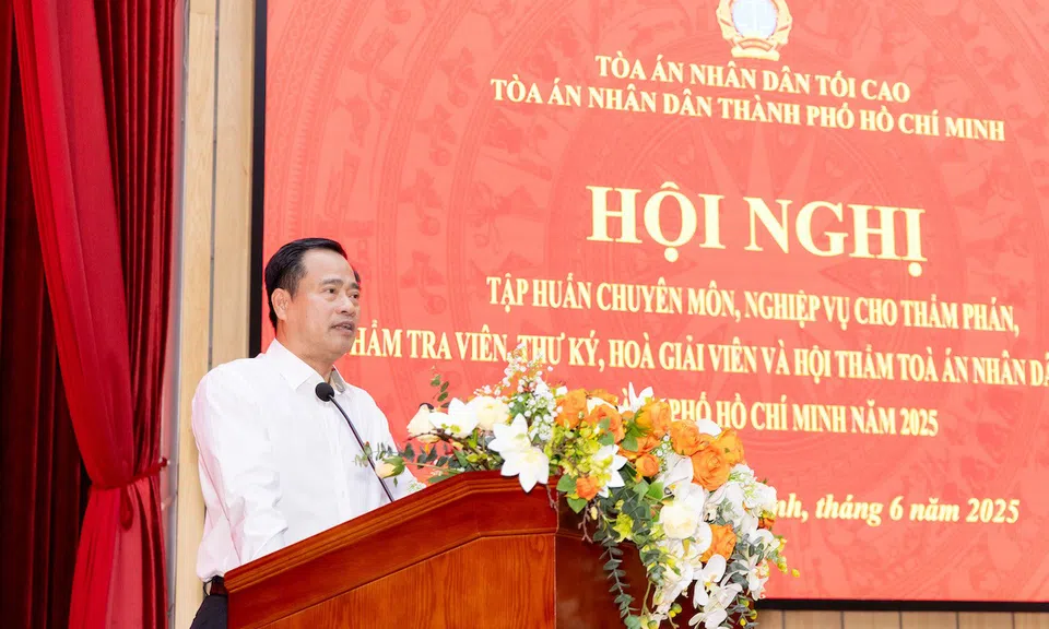 Hơn 1000 cán bộ Tòa án nhân dân TPHCM tập huấn chuyên đề về ứng dụng AI trong công tác Tòa án
